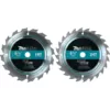 Makita 6-1/2 in. Carbide-Tipped Circular Saw Blade (2-Pieces)